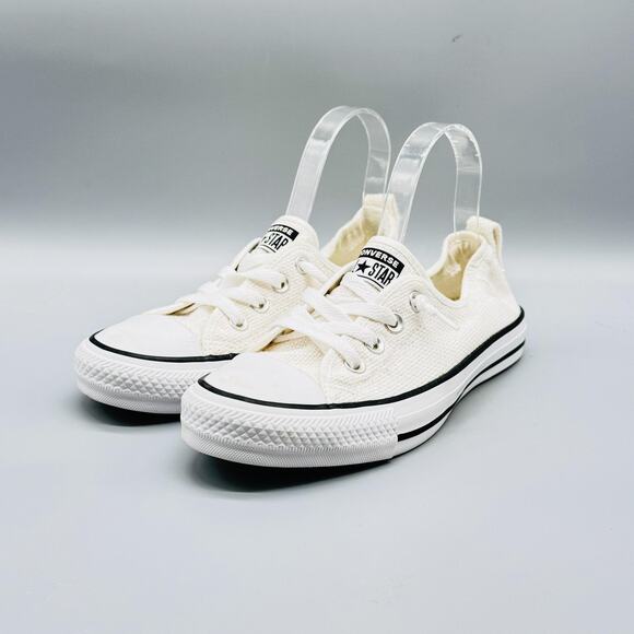 Converse Shoes Women 8 White Chuck Taylor All Star Shoreline Slip On Low Sneaker - Picture 4 of 11